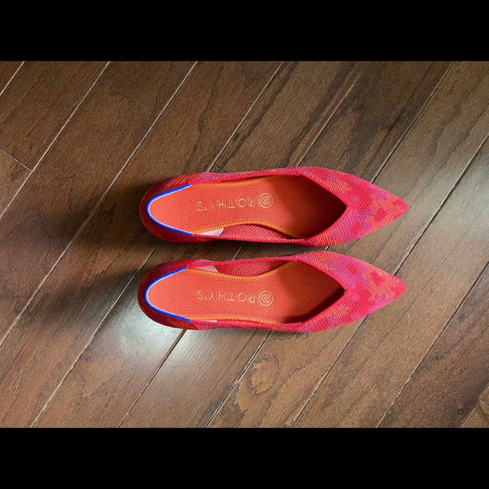 Rothy’s The Point Shoes Red